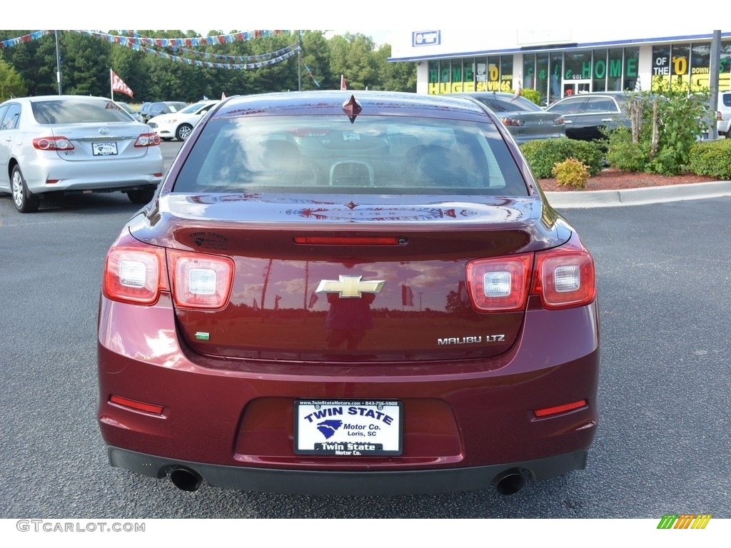 2016 Malibu Limited LTZ - Butte Red Metallic / Jet Black photo #4