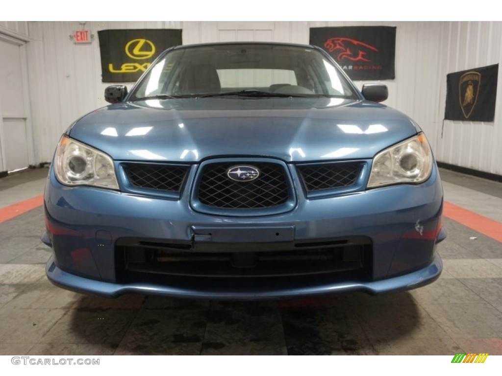 2007 Impreza 2.5i Sedan - Newport Blue Pearl / Anthracite Black photo #4