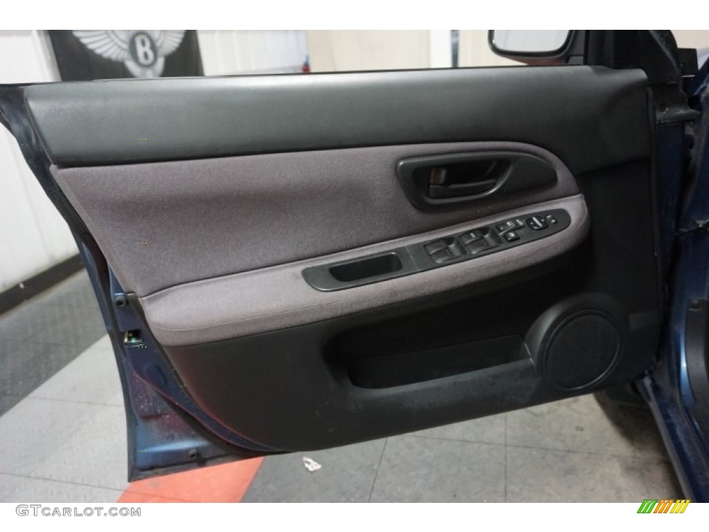 2007 Impreza 2.5i Sedan - Newport Blue Pearl / Anthracite Black photo #12