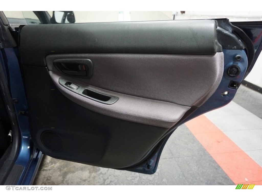 2007 Impreza 2.5i Sedan - Newport Blue Pearl / Anthracite Black photo #16