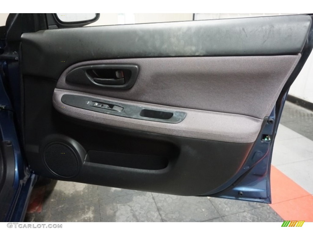 2007 Impreza 2.5i Sedan - Newport Blue Pearl / Anthracite Black photo #17