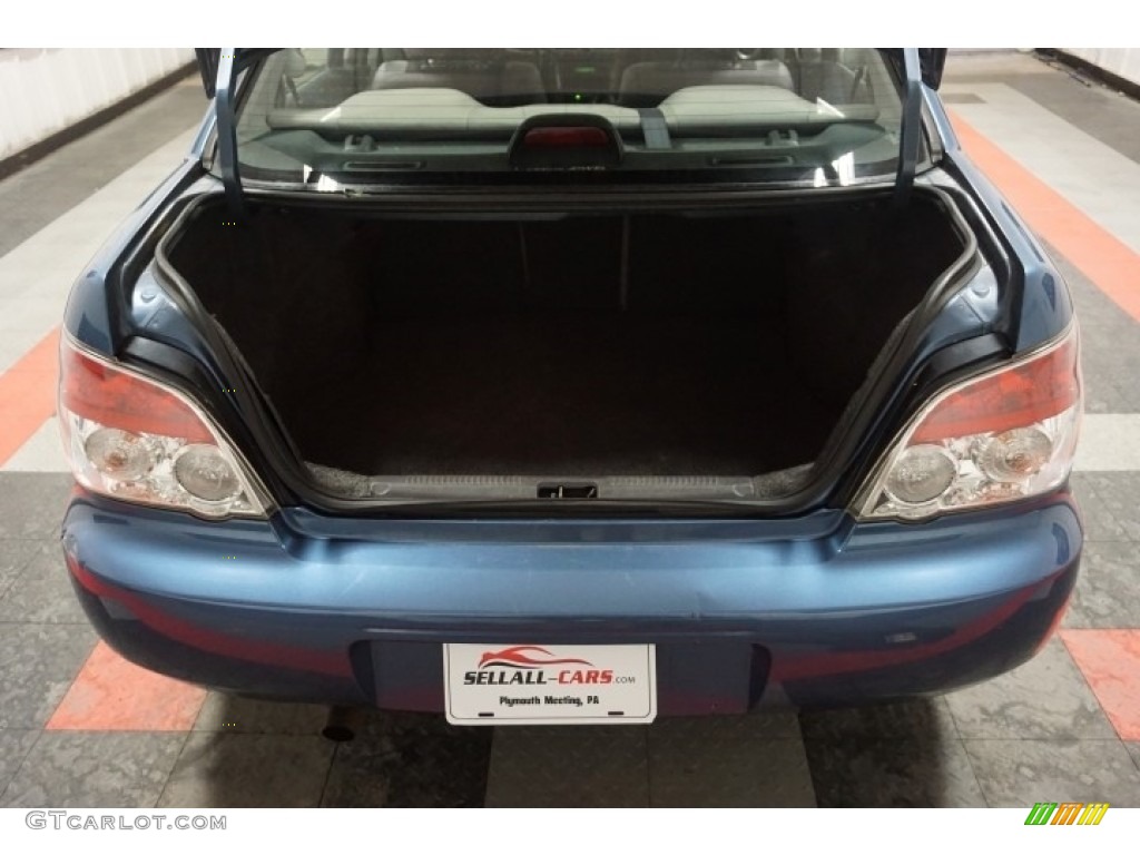 2007 Impreza 2.5i Sedan - Newport Blue Pearl / Anthracite Black photo #20