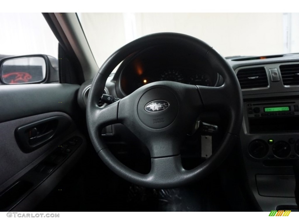 2007 Impreza 2.5i Sedan - Newport Blue Pearl / Anthracite Black photo #27