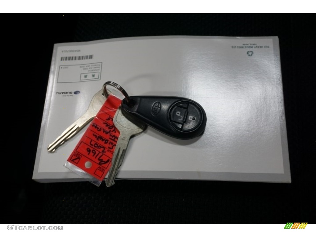 2007 Impreza 2.5i Sedan - Newport Blue Pearl / Anthracite Black photo #37