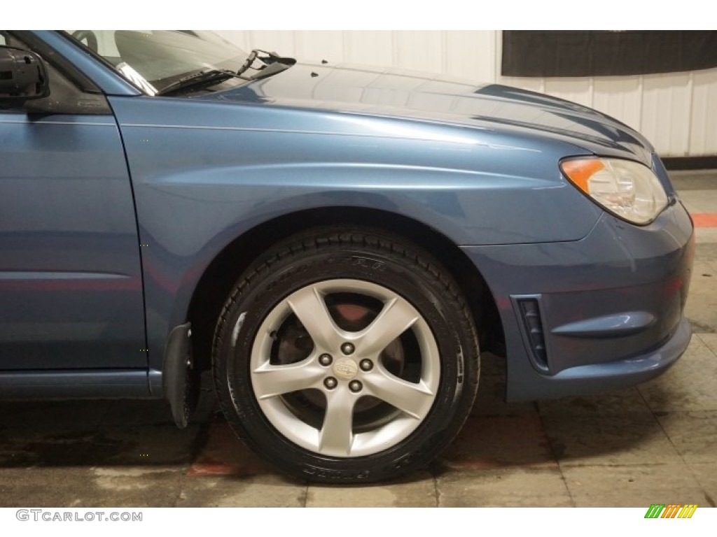2007 Impreza 2.5i Sedan - Newport Blue Pearl / Anthracite Black photo #47