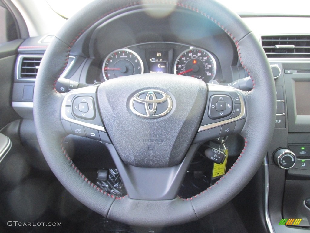 2017 Camry SE - Cosmic Gray Mica / Black photo #28