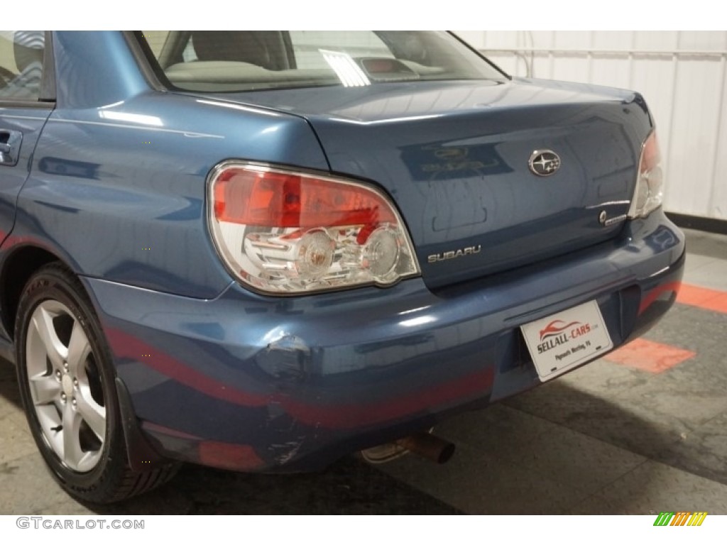 2007 Impreza 2.5i Sedan - Newport Blue Pearl / Anthracite Black photo #59