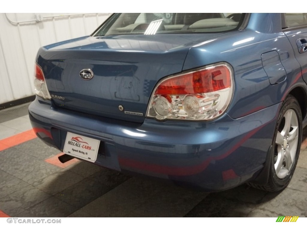 2007 Impreza 2.5i Sedan - Newport Blue Pearl / Anthracite Black photo #60