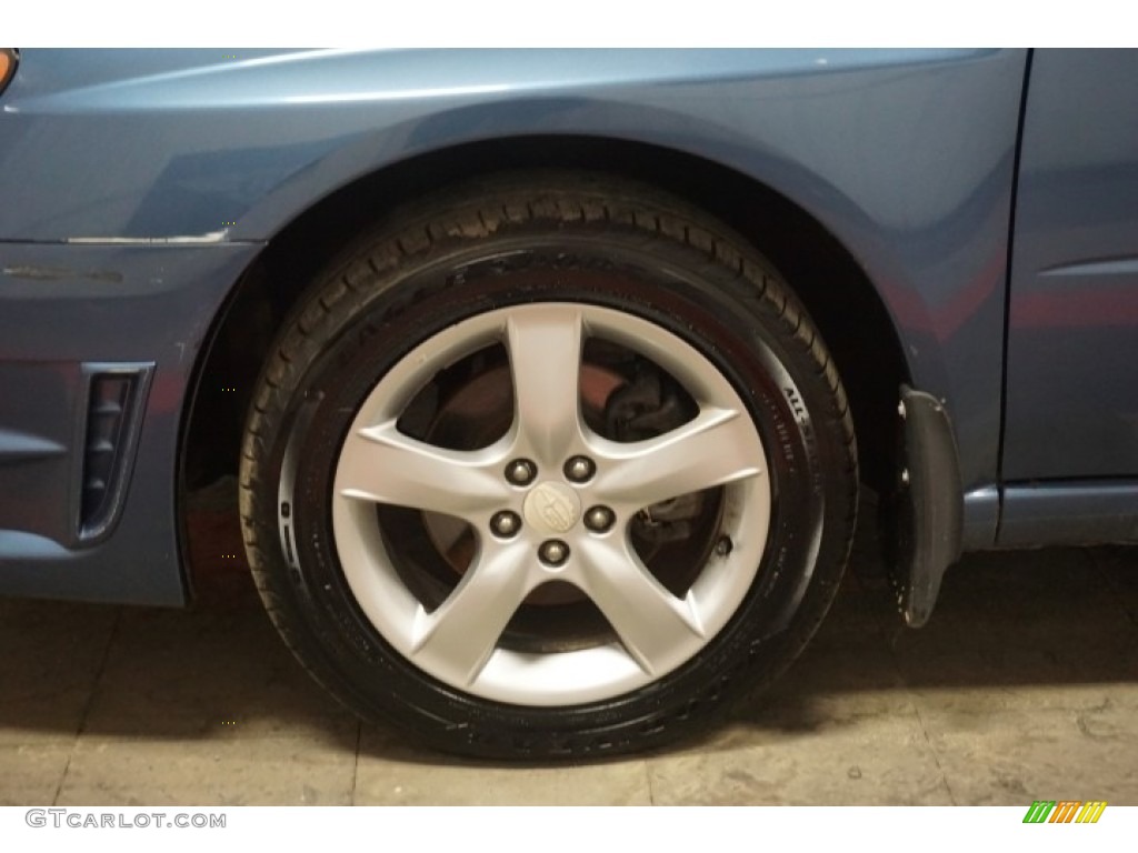 2007 Impreza 2.5i Sedan - Newport Blue Pearl / Anthracite Black photo #70