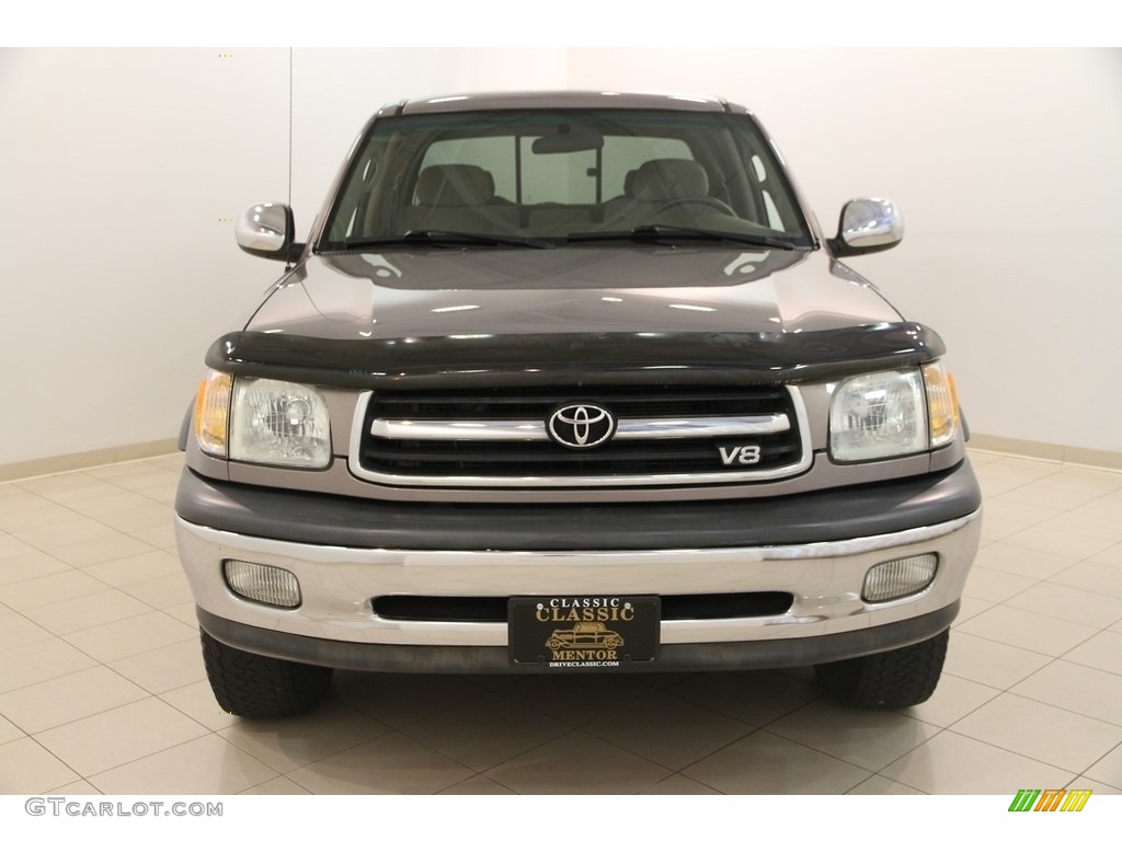 2002 Tundra SR5 Access Cab 4x4 - Thunder Gray Metallic / Oak photo #2