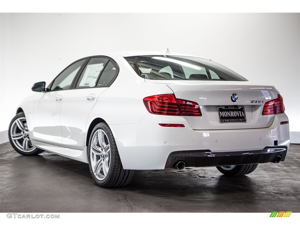2016 5 Series 535i Sedan - Alpine White / Black photo #3