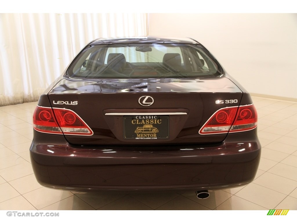 2005 ES 330 - Black Garnet Pearl / Black photo #24
