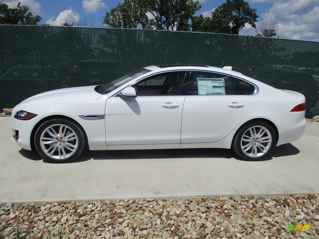 Polaris White 2017 Jaguar XF 35t Prestige AWD Exterior Photo #114785227