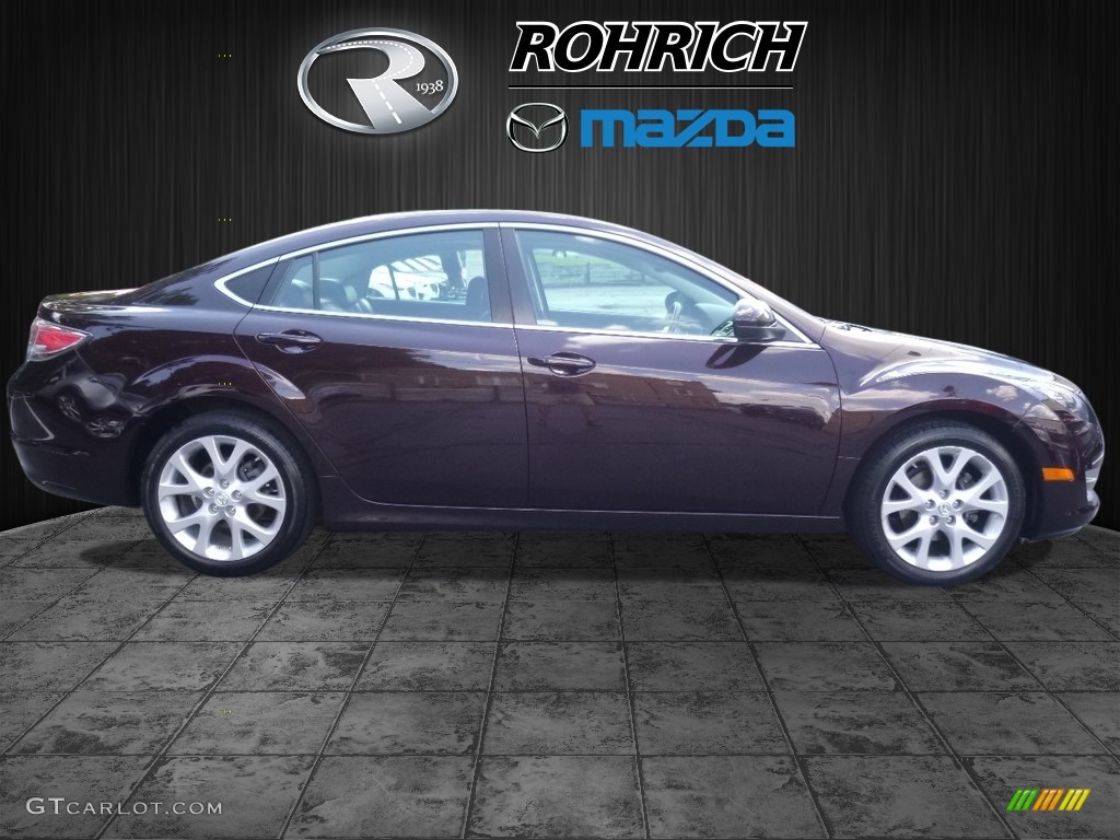 2009 MAZDA6 s Touring - Black Cherry Metallic / Black photo #2