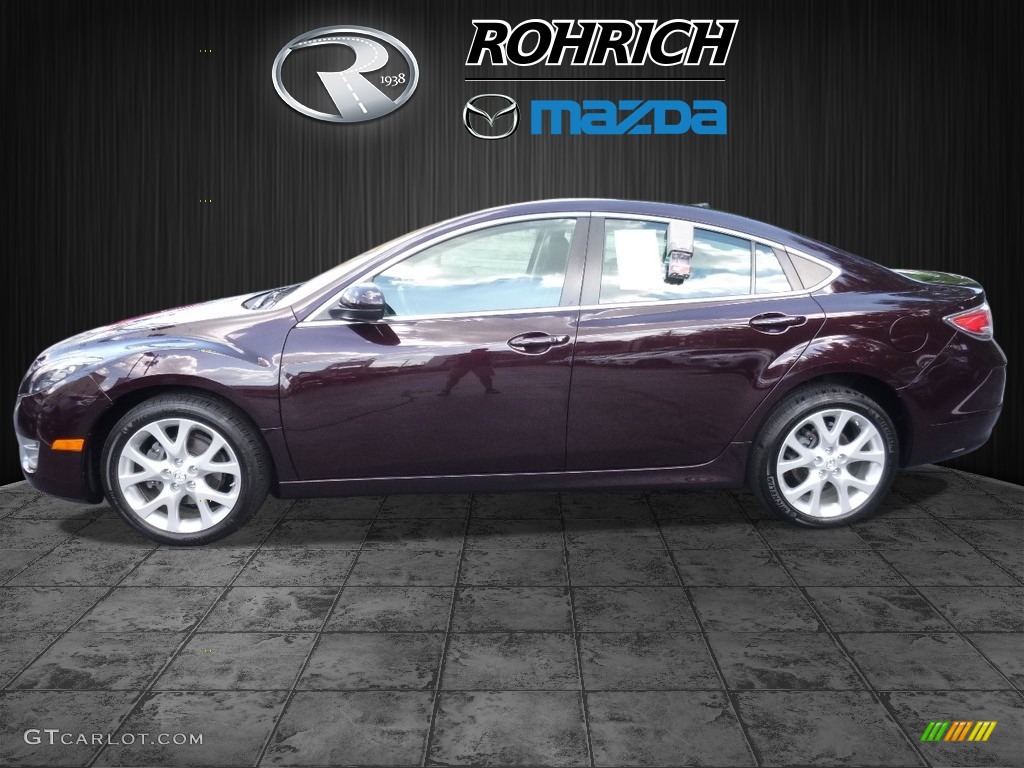 2009 MAZDA6 s Touring - Black Cherry Metallic / Black photo #4