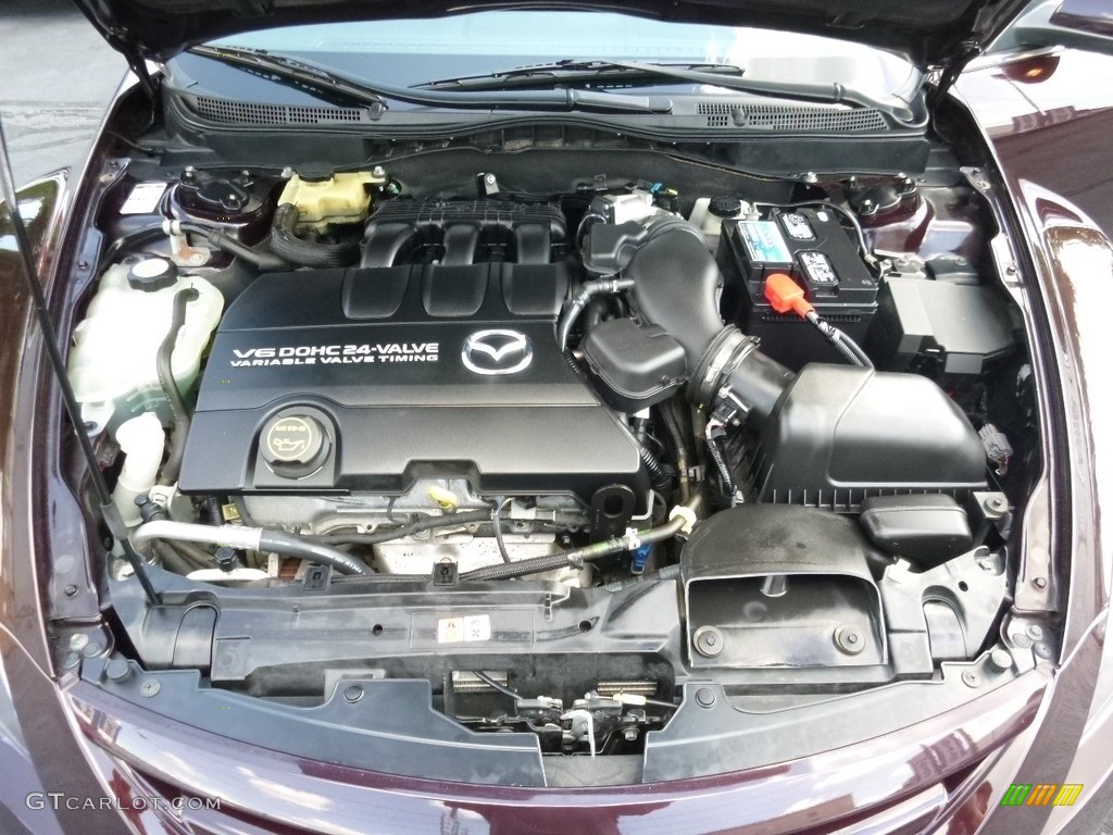 2009 MAZDA6 s Touring - Black Cherry Metallic / Black photo #16