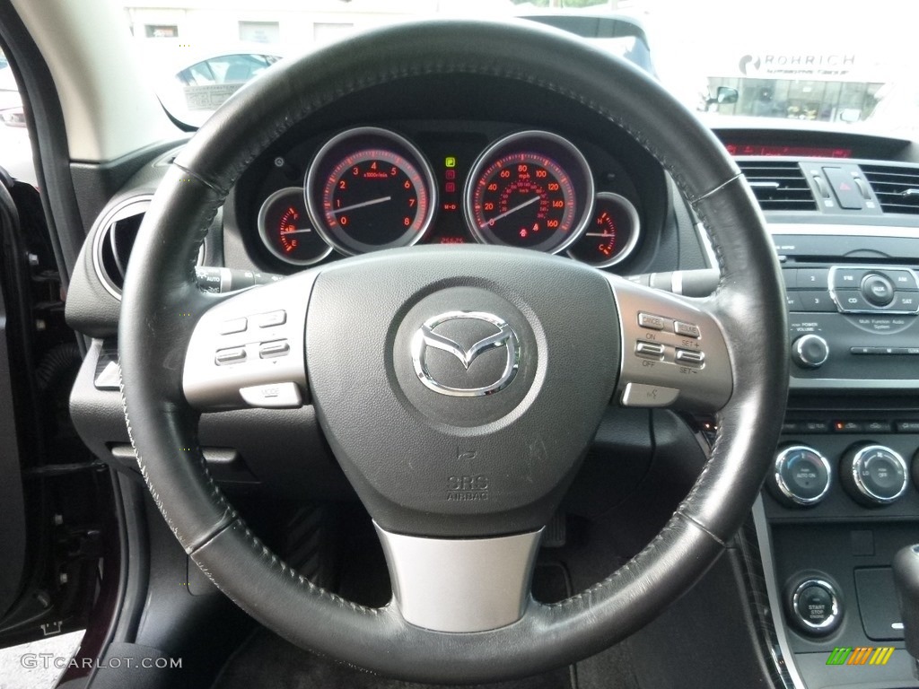 2009 MAZDA6 s Touring - Black Cherry Metallic / Black photo #20