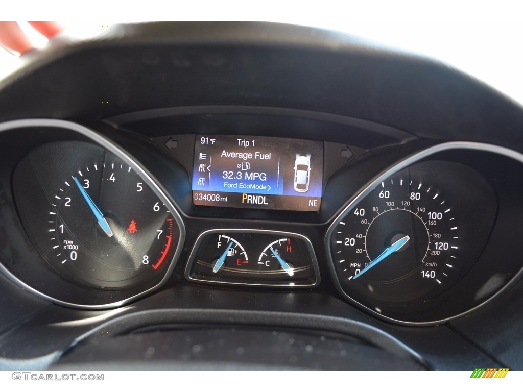 2015 Focus SE Hatchback - Tuxedo Black Metallic / Charcoal Black photo #43