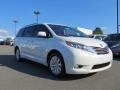 2016 Blizzard Pearl Toyota Sienna Limited AWD  photo #1