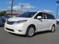 2016 Blizzard Pearl Toyota Sienna Limited AWD  photo #3