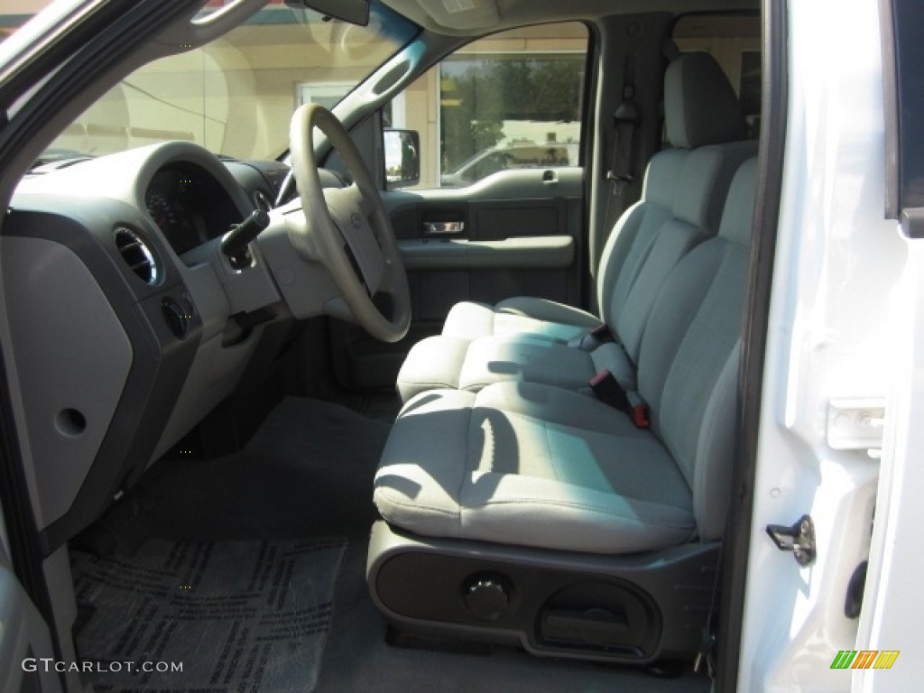2004 F150 XLT SuperCrew 4x4 - Oxford White / Medium/Dark Flint photo #11