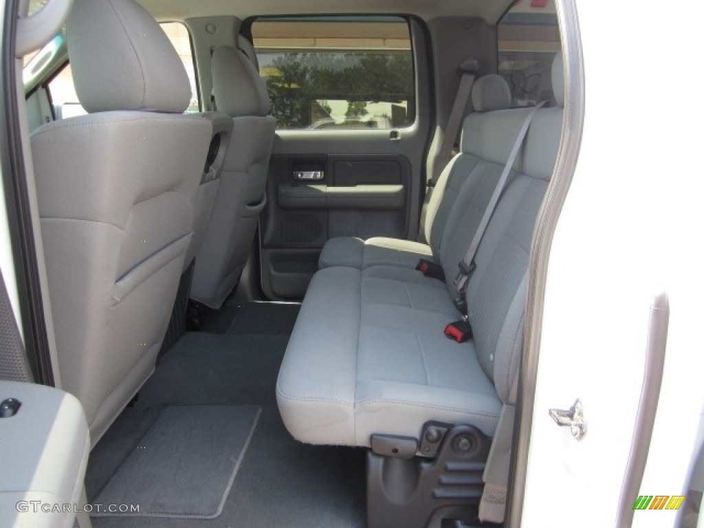 2004 F150 XLT SuperCrew 4x4 - Oxford White / Medium/Dark Flint photo #13