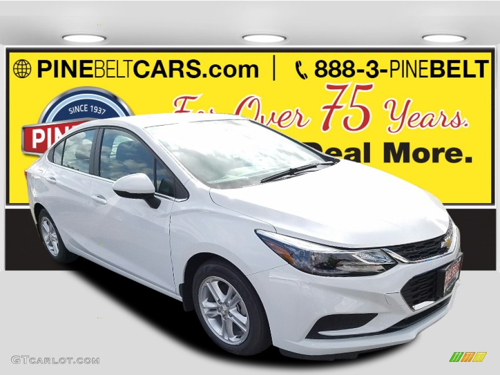 2016 Cruze LT Sedan - Summit White / Jet Black photo #1
