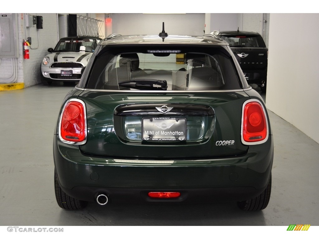 2017 Hardtop Cooper 4 Door Seven Edition Package - British Racing Green II Metallic / Diamond Carbon Black photo #5