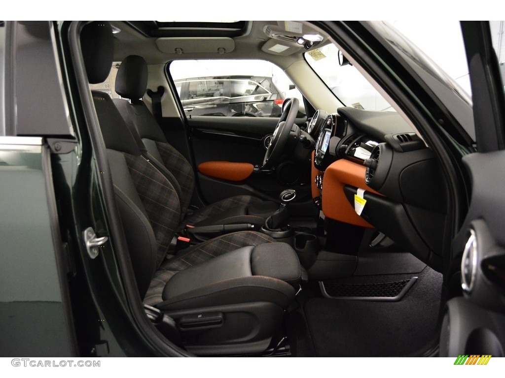 Diamond Carbon Black Interior 2017 Mini Hardtop Cooper 4 Door Seven Edition Package Photo #114793345