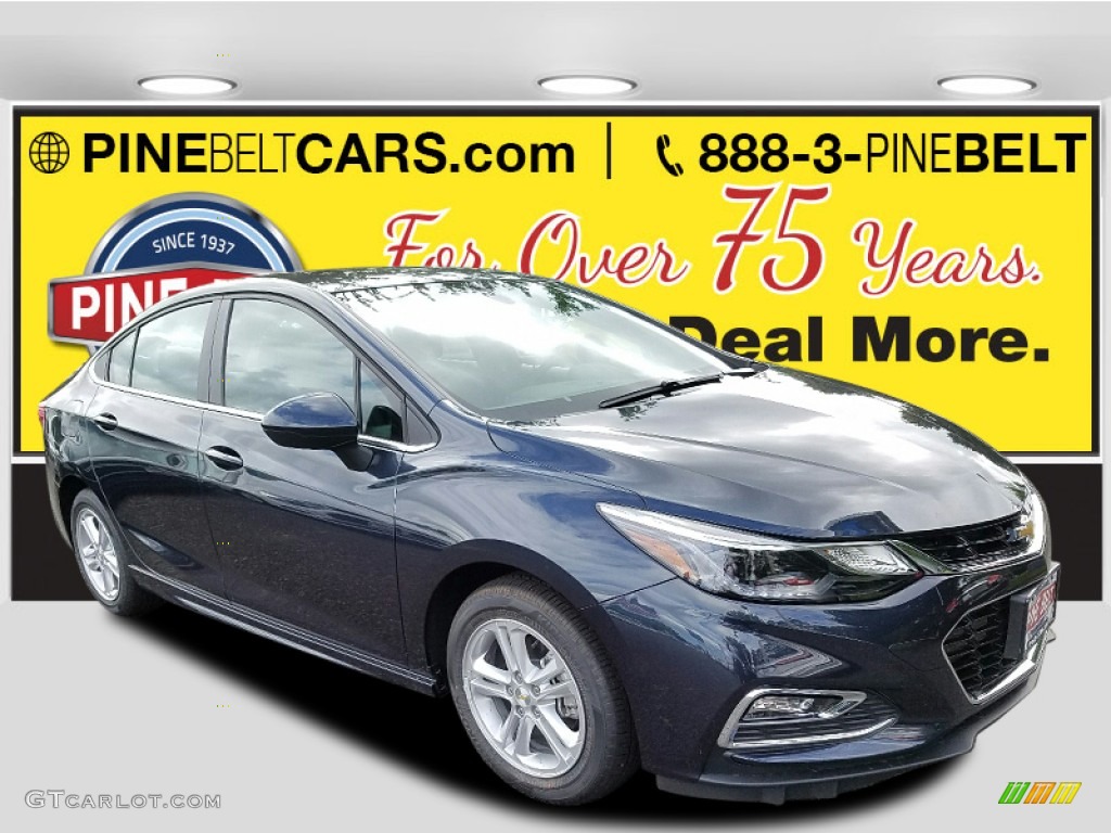 2016 Cruze LT Sedan - Blue Ray Metallic / Jet Black photo #1