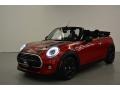 2016 Blazing Red Metallic Mini Convertible Cooper  photo #2