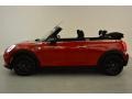 2016 Blazing Red Metallic Mini Convertible Cooper  photo #4