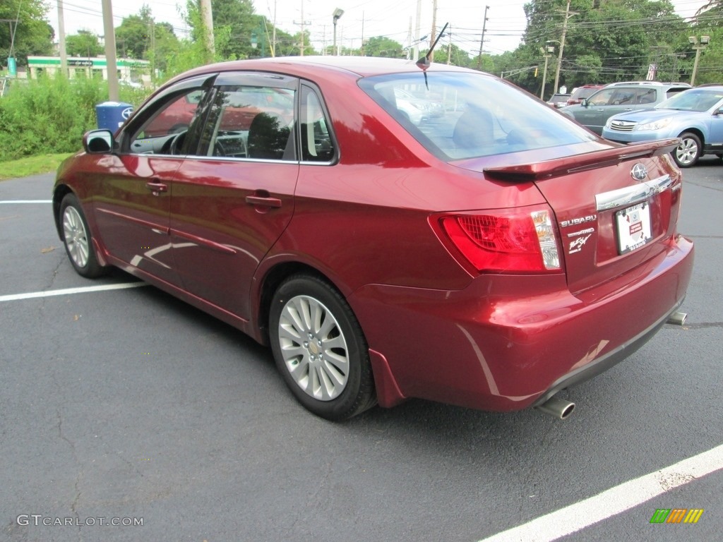 2011 Impreza 2.5i Premium Sedan - Paprika Red Pearl / Carbon Black photo #8