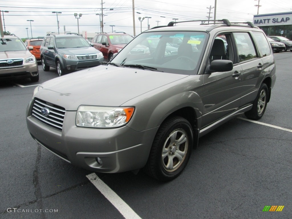 2006 Forester 2.5 X - Steel Gray Metallic / Graphite Gray photo #2