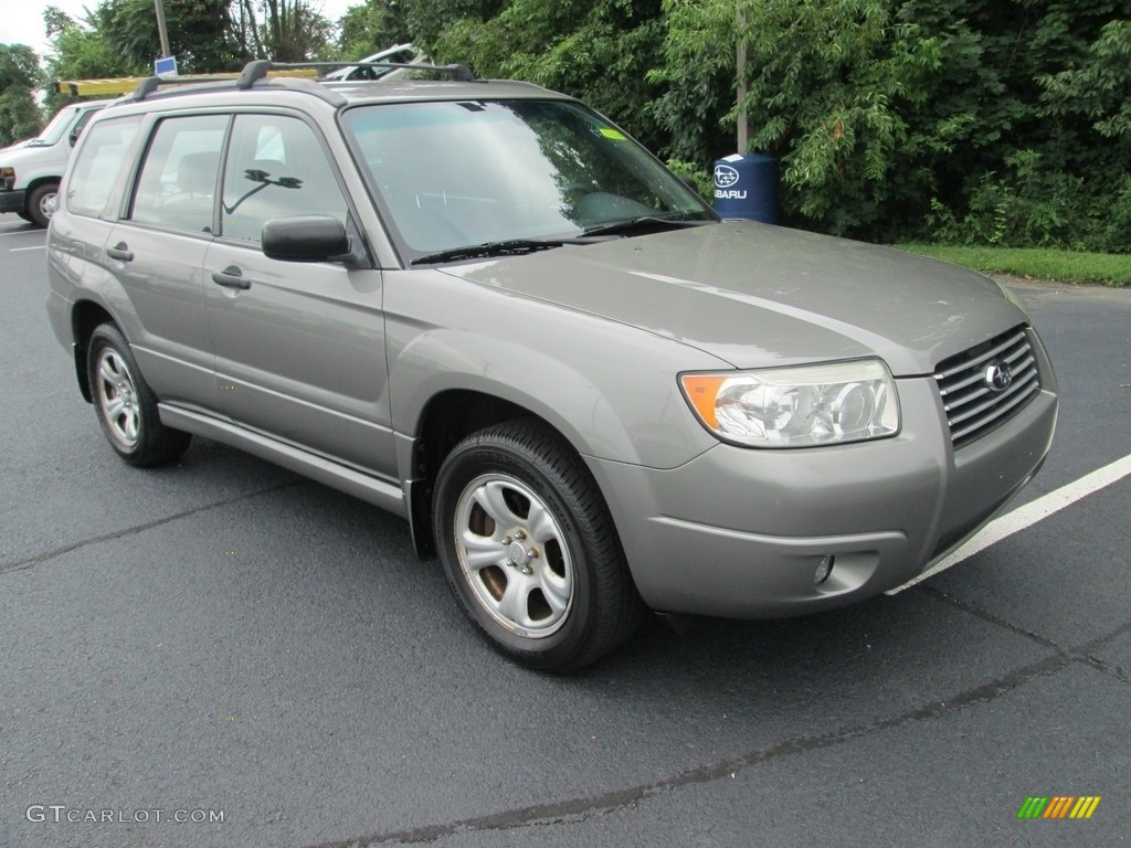 2006 Forester 2.5 X - Steel Gray Metallic / Graphite Gray photo #4