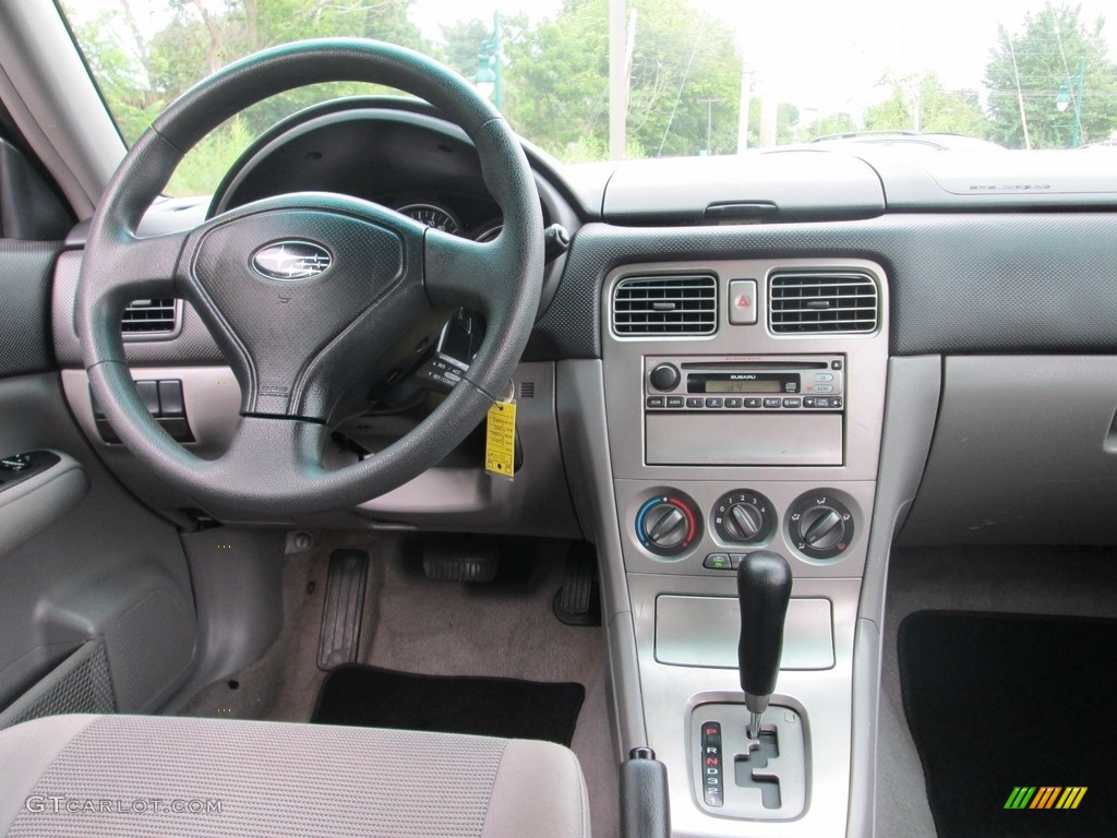 2006 Forester 2.5 X - Steel Gray Metallic / Graphite Gray photo #10