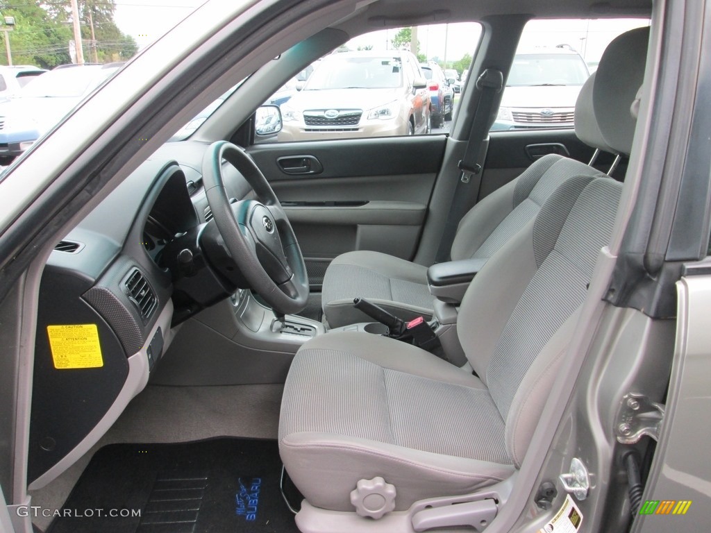 2006 Forester 2.5 X - Steel Gray Metallic / Graphite Gray photo #12