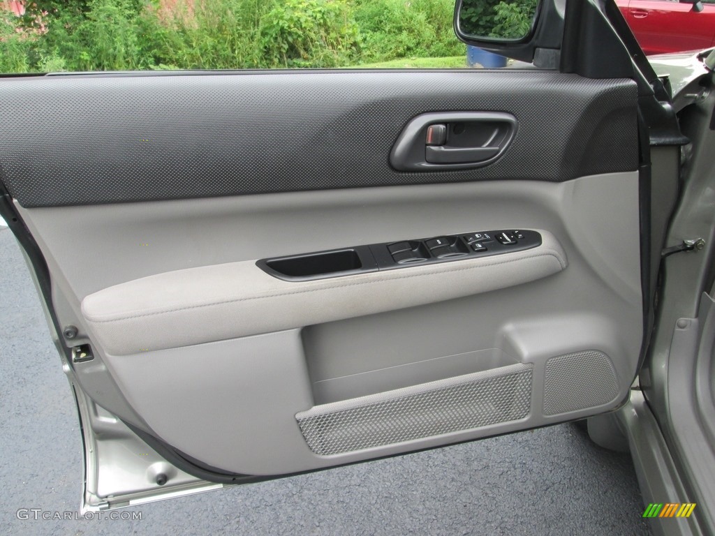 2006 Forester 2.5 X - Steel Gray Metallic / Graphite Gray photo #13
