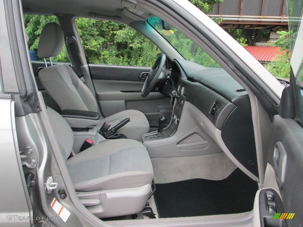 2006 Forester 2.5 X - Steel Gray Metallic / Graphite Gray photo #17