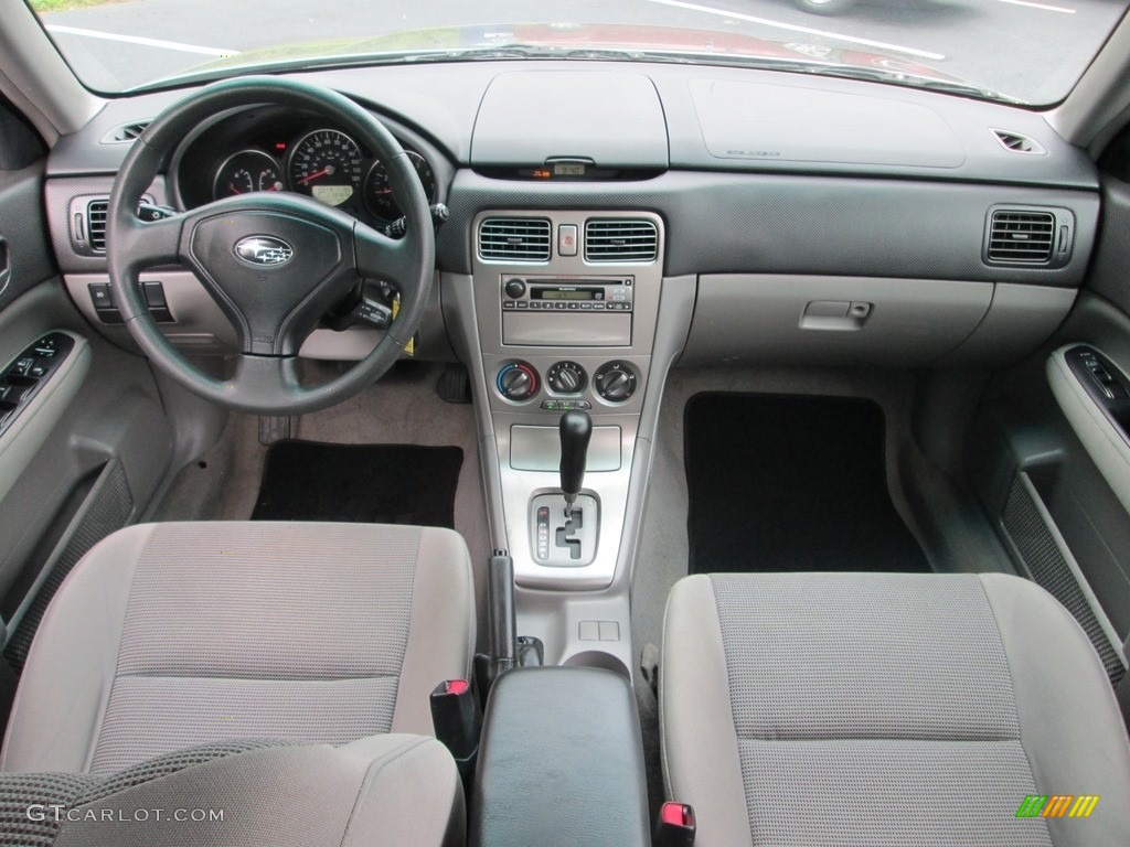 2006 Forester 2.5 X - Steel Gray Metallic / Graphite Gray photo #23