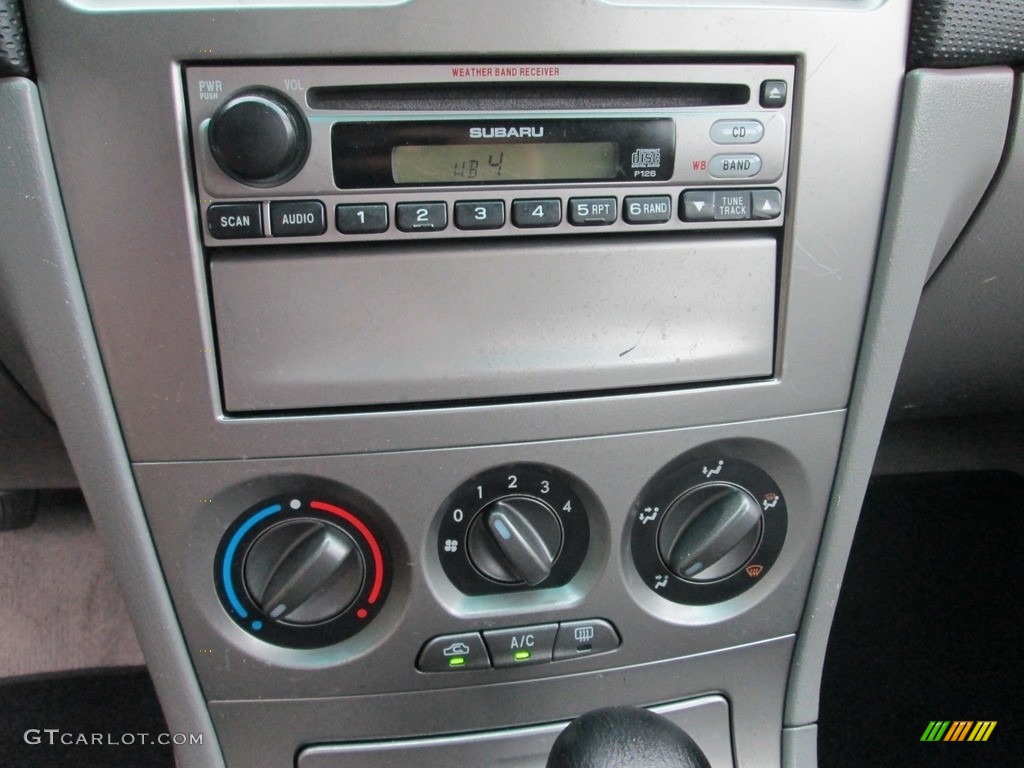 2006 Forester 2.5 X - Steel Gray Metallic / Graphite Gray photo #24