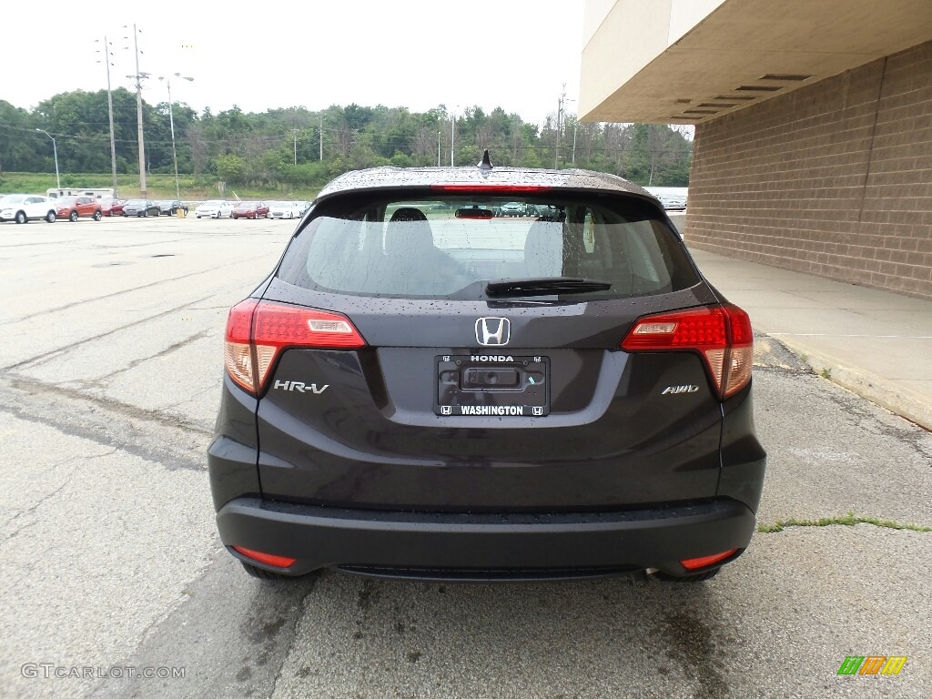 2016 HR-V LX AWD - Mulberry Metallic / Black photo #3