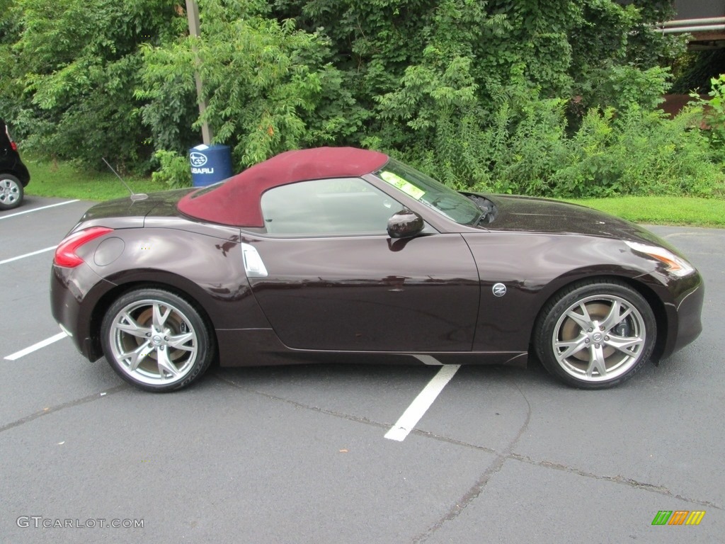 Black Cherry 2010 Nissan 370Z Touring Roadster Exterior Photo #114800824