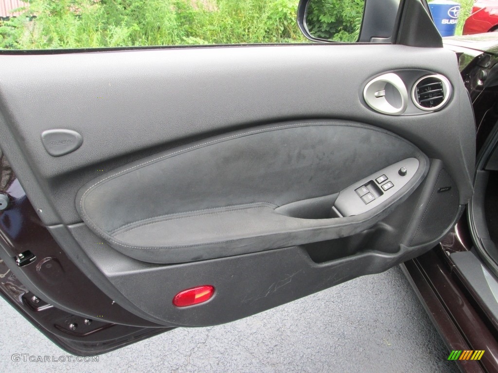 2010 370Z Touring Roadster - Black Cherry / Wine Leather photo #12