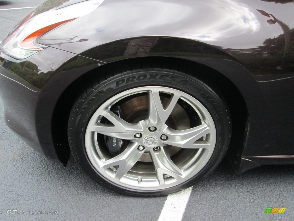 2010 370Z Touring Roadster - Black Cherry / Wine Leather photo #18