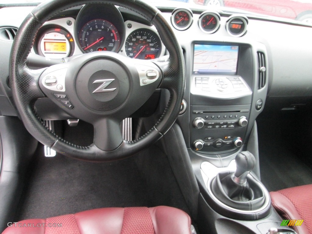 2010 370Z Touring Roadster - Black Cherry / Wine Leather photo #20