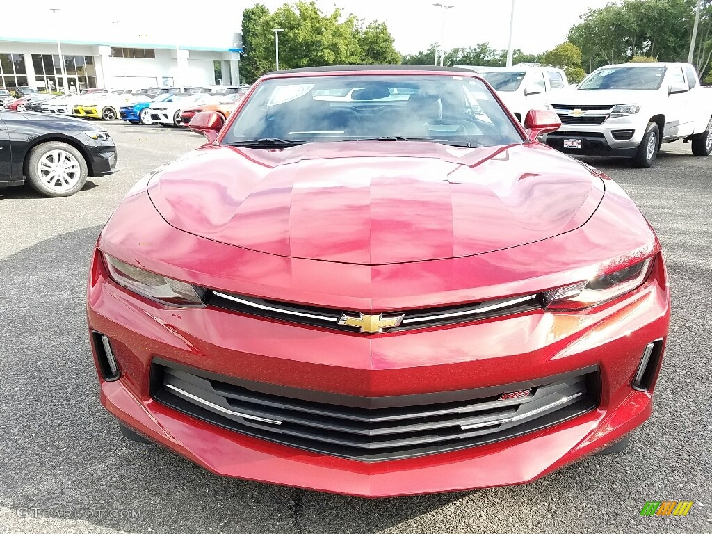 Garnet Red Tintcoat 2017 Chevrolet Camaro LT Convertible Exterior Photo #114802249