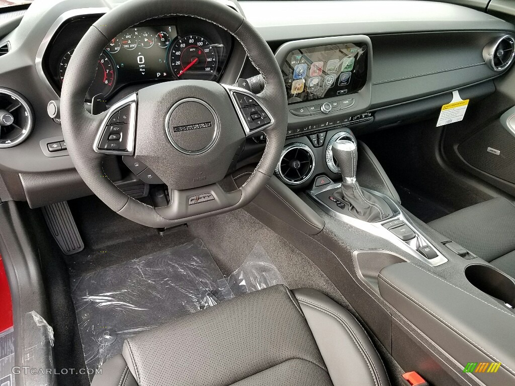 Jet Black Interior 2017 Chevrolet Camaro LT Convertible Photo #114802462