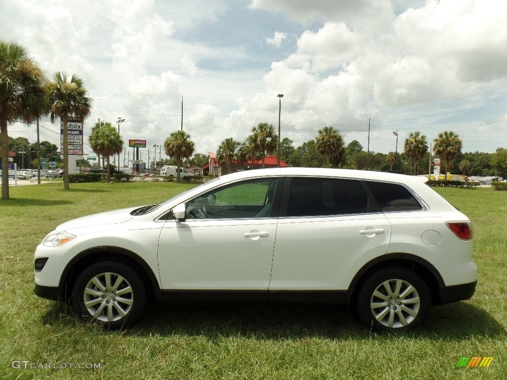 2010 CX-9 Sport - Crystal White Pearl Mica / Sand photo #2
