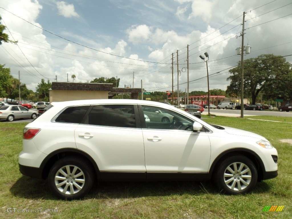 2010 CX-9 Sport - Crystal White Pearl Mica / Sand photo #11
